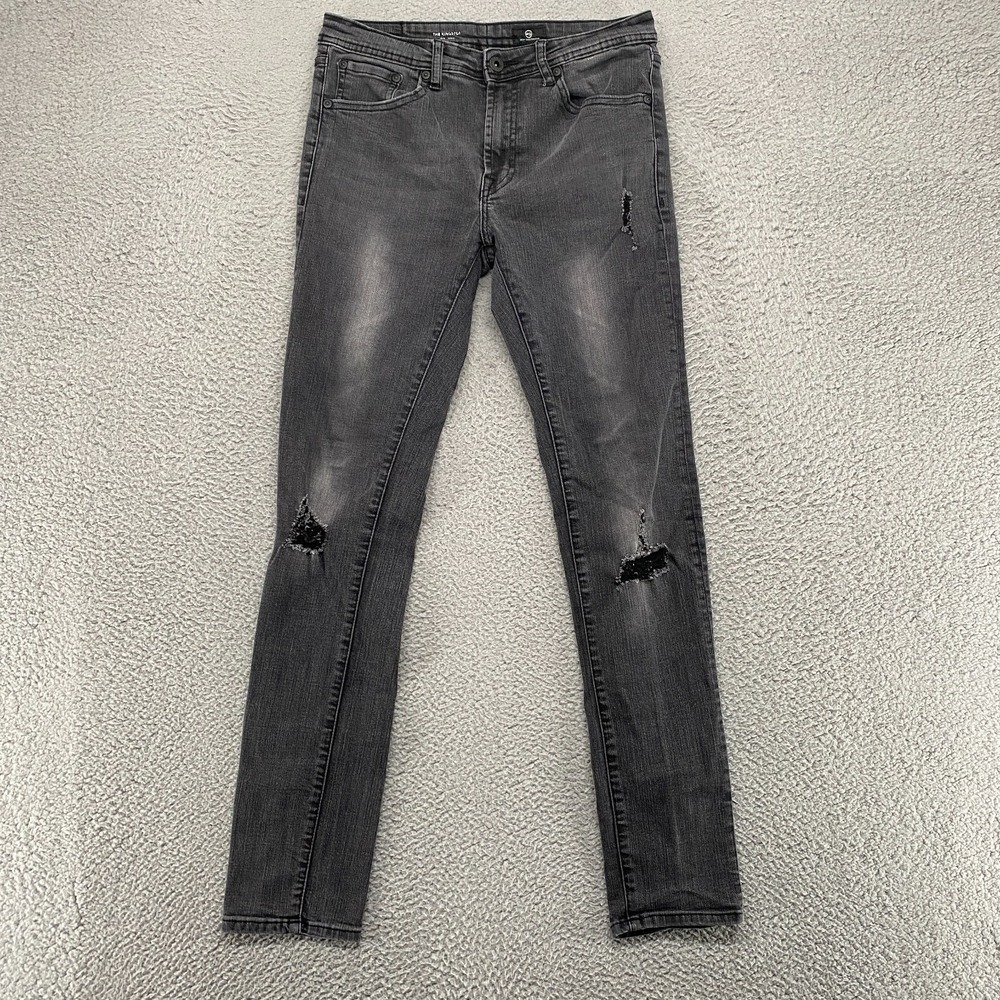 AG Jeans Boys 16 Kingston Slim Skinny Stretch Denim Distressed Everyday